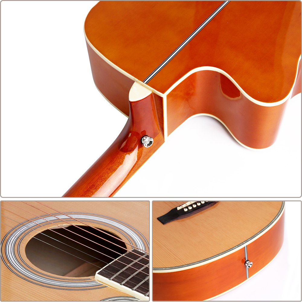 斯麦/Smiger GA-H61 41寸夹板吉他 吉他产品细节