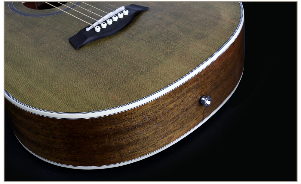 斯麦SM擦色系列吉他_SM-361-C,吉他5线ABS包边